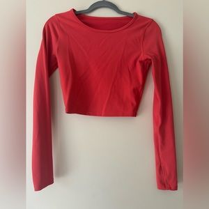 Lululemon Wunder Train Long Sleeve Cropped size 4